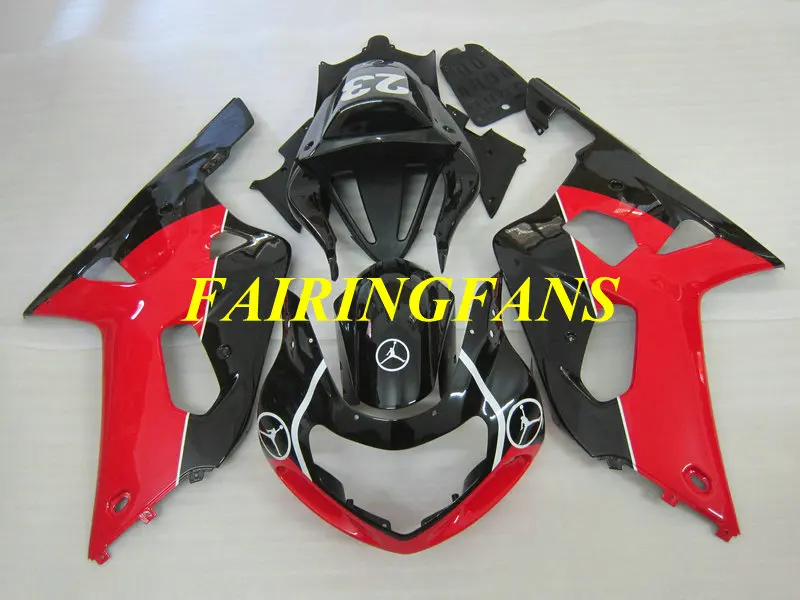 Мотоцикл обтекателя тела для GSXR600 750 K1 01 02 03 GSXR 600 GSXR750 2001 2002 2003 Обтекатели Кузов+ подарки SH01