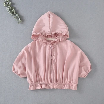 

2020 Baby Coat Girl Hooded Princess Baby Coat Newborn Casual Sunscreen Baby Girls Outerwear Kids Clothes
