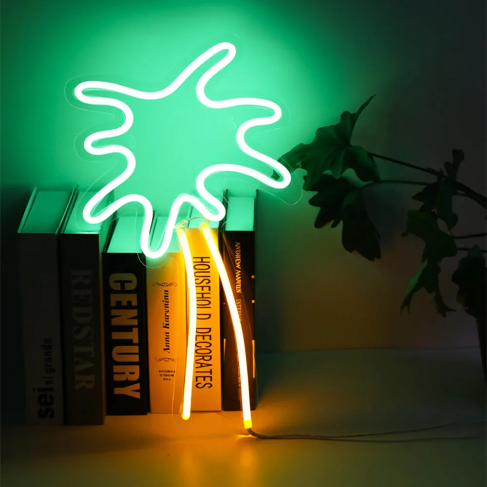 Günstige Banane Geformt Neon Zeichen LED Neon Lichter Kunst Wand Dekorative USB Lichter für Zimmer Wand Kinder Schlafzimmer Geburtstag Geschenk Partei bar Decor