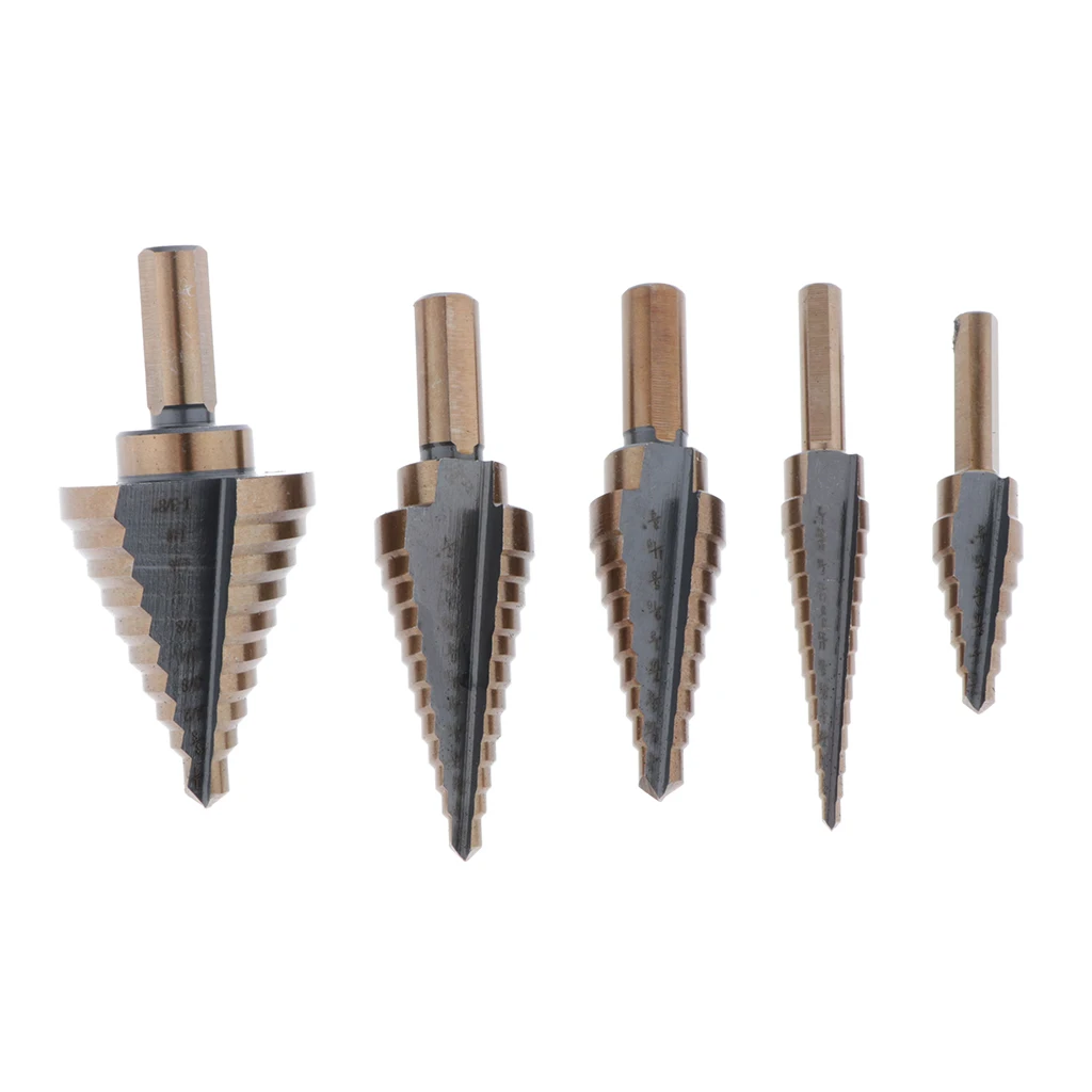 Box Of 5 High Quality HSS Steel Helical Drill Bits DIY Domestic General Construction