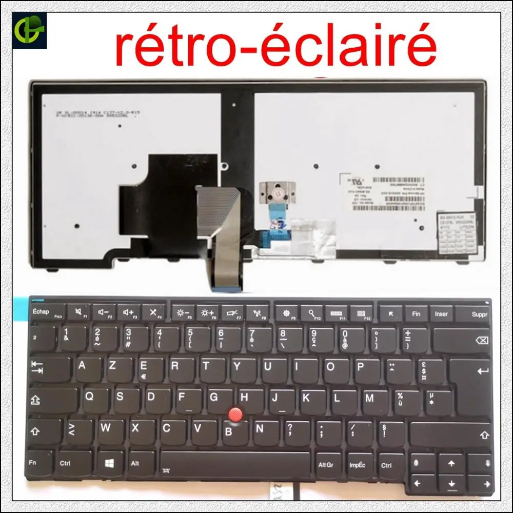 Tastiera Retroilluminata Spagnola Per Lenovo ThinkPad T440/T450/T460/L440 - Con Trackpoint E Strumenti Di Installazione
