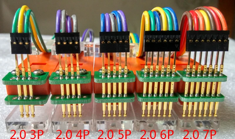 Тестирование джиг PCB зажим приспособление джиг зонд загрузки программы гореть 54 2,0 1,27(беспроводной, двухрядный