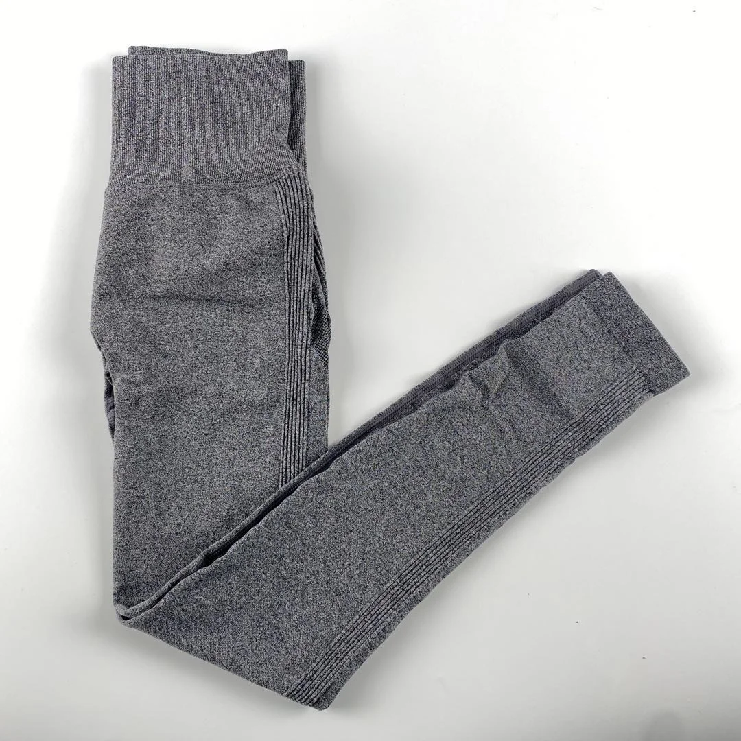Grey contour seamless leggings wholesale