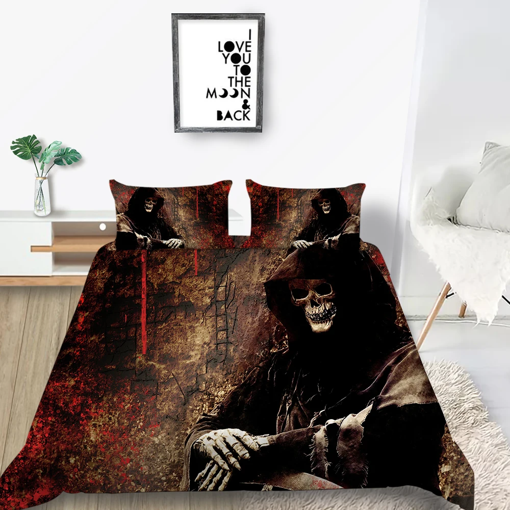 Королевский Комплект постельного белья Grim Reaper страшный модный винтажный