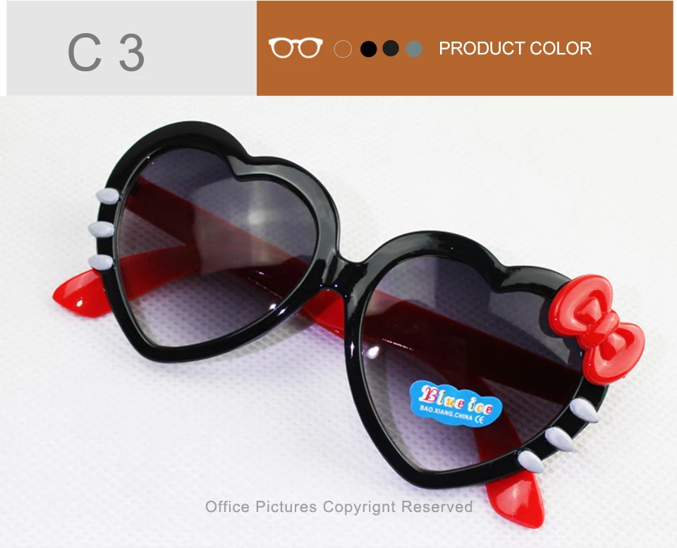 Очки детские с сердцем, брендовые дизайнерские UV400, детские солнцезащитные очки Oculos De Sol Gafas