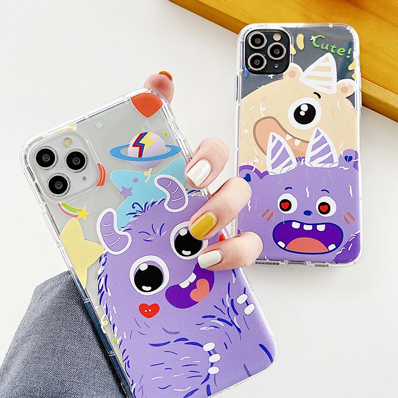 Чехол для телефона с милым медведем из мультфильма iPhone 11 Pro X XS Max Xr 8 7 6 s Plus INS аниме
