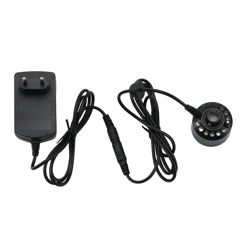 Распыление машина тумана 12 Светодиодный фонтана для Мощность кабель 110-240V Plug