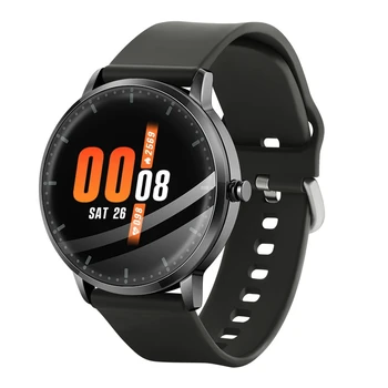

T9 Body Temperature Smart Watch Full-Press Round Sn Glass Panel Waterproof Bluetooth Music Smart Watch