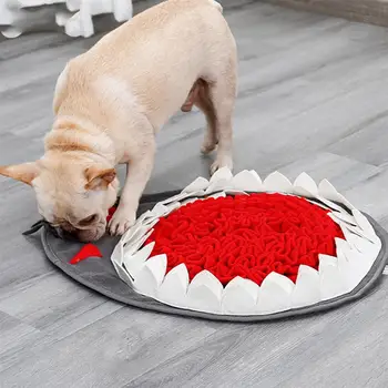 

1Pc Creative Shark Shaped Sniffing Pad Pet Yoga Stress Relief Mat Shark Sniffing Mat, Pet Yoga Decompression Mat