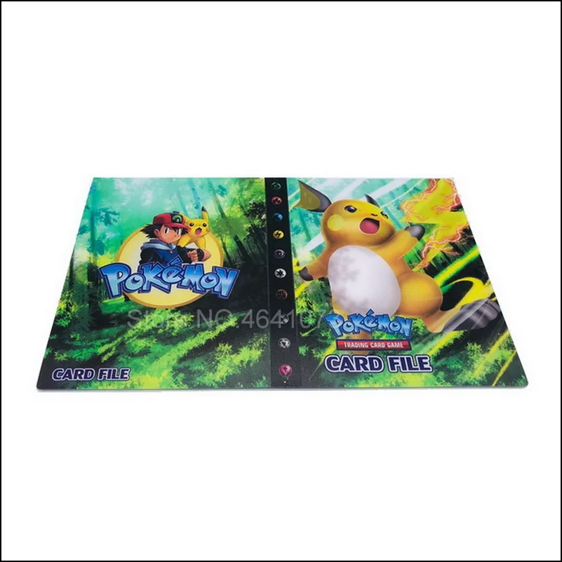 80 240 шт. держатель Альбом игрушки коллекции Pokemones карты Альбом Книга Топ загруженный список игрушки подарок для детей - Цвет: 240pcs 017