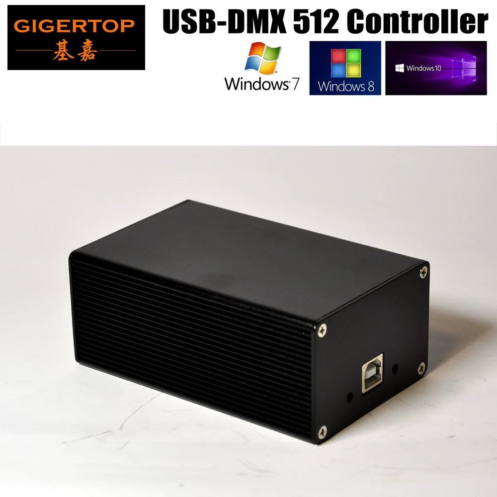  China DMX512 Stage Light Controller Box HD512 Universal USB DMX Dongle 512 Channels PC / SD Offline