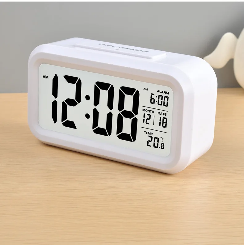 

Manufacturers Direct Selling Creative Alarm Clock Big Screen Digital Display Clock Electronic Clock Backlight Night Light Mute E