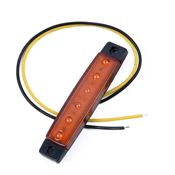 

Super Bright Light Buses Lamp Trucks Auto Car Side Sign Taillights Wagons Durable ABS Material 6SMD 10pcs