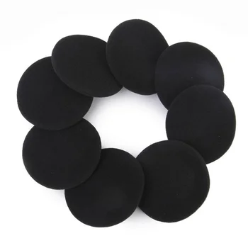 

4 Pair 55mm Replacement Earphone Pad Covers for Headset Headphone Black