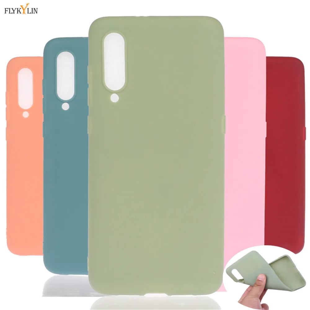 Мягкие силиконовые чехлы для xiaomi Mi A3 тонкий чехол на заднюю крышку карамельных