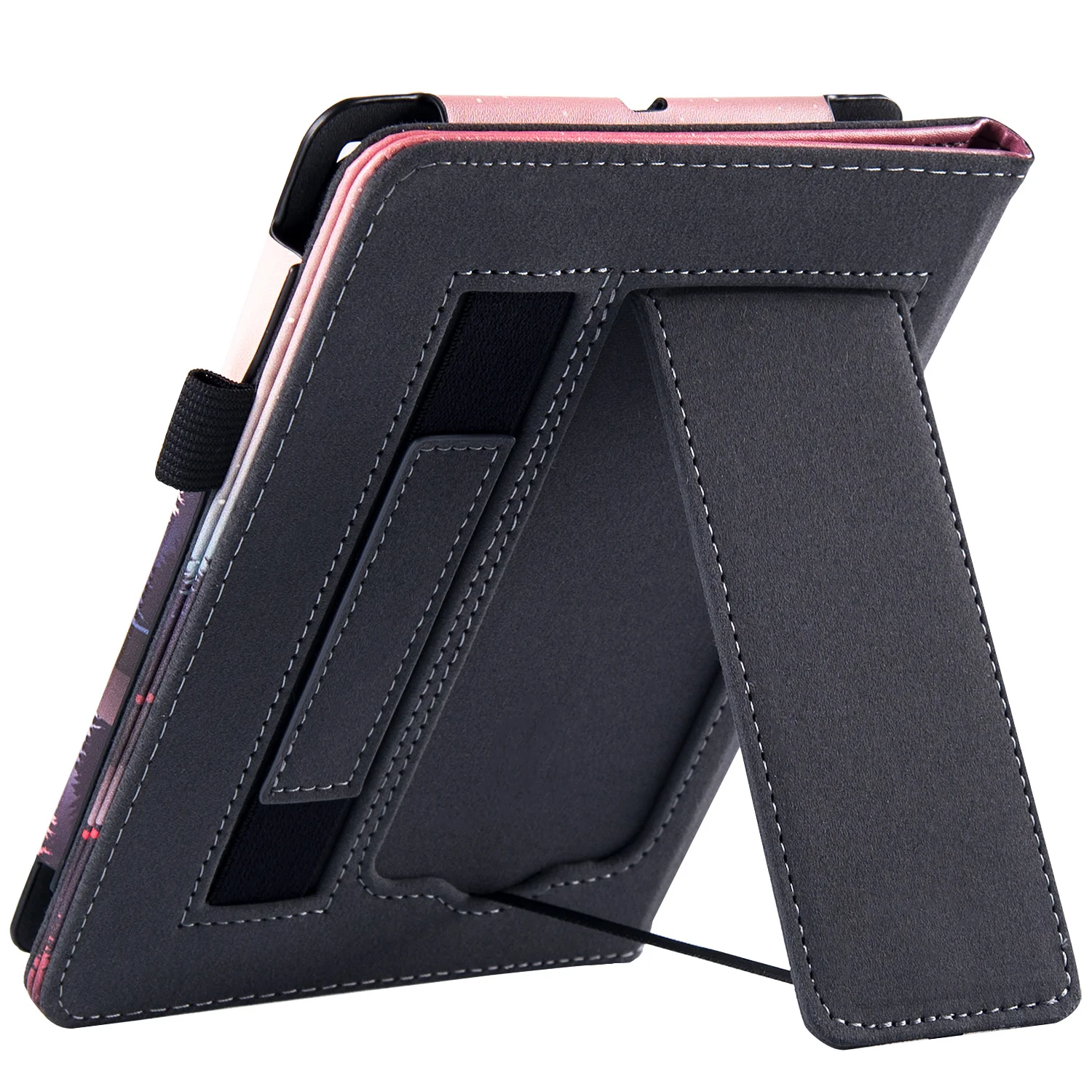 Stand Case para Kindle Paperwhite 11th Gen Paperwhite Signature Edition Capa de Couro pu com Alça de Mão 6.8 2023 - Imagem 4