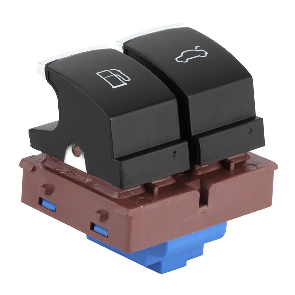 Car Chrome Fuel Gas Tank Door & Trunk Release Button Switch For Jetta