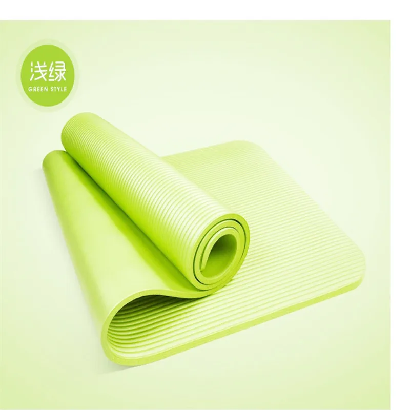 

15mmNBR Yoga Mat Thick Anti-slip Lengthened 183 Fitness Sports Tablet Support Exercise Mat Moisture Proof Pad