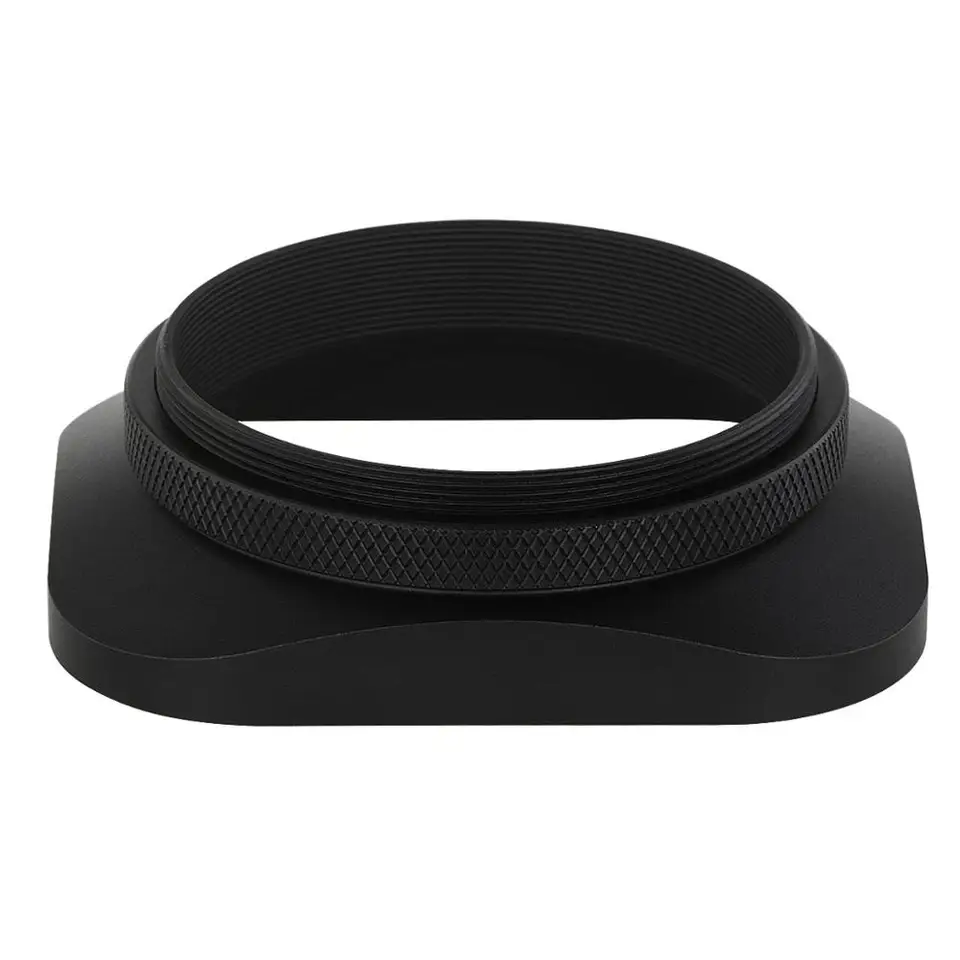 Fotover 52 Mm Screw Mount Metal Standard Lens Hood Sun Hood With Centre Pinch Lens Cap For Canon Nikon Sony Pentax Olympus Fuji Sumsung Leica Camera