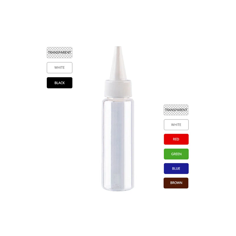 30ml Пустые Цветной Пластик E-Варенье бутылка-контейнер для косметики, а так же 30 г, бутылка для домашних животных с крышка коническая для шампунь по уходу за кожей 50 шт./лот