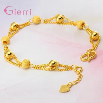 

Top Sale 925 Sterling Silver Jewelry Accessory Top Sale Adjustable Size Bracelets Bangles For Women Girls Jewelry Gifts