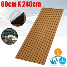Эва искусственная самоклеящаяся тик настил лист для лодки морская яхта синтетический пол 90X240 см светло-коричневые лодки морские аксессуары