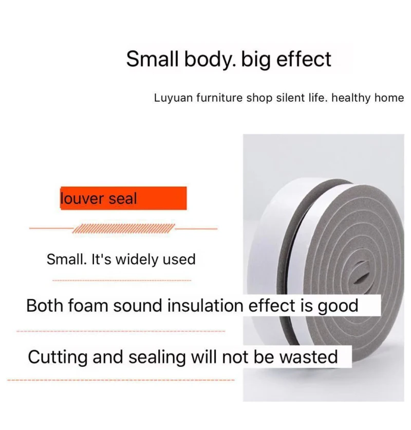 1 шт. 5 м самоклеящаяся EVA дверь окно ветрозащитная звукоизоляция дверь уплотнительная лента для окон клейкая лента для двери Нижняя дверь окно зазор клей