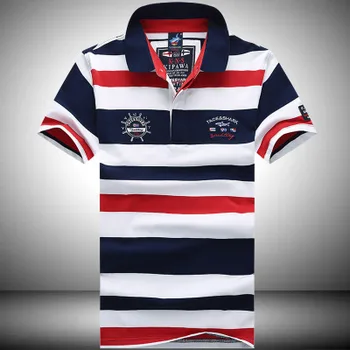 

Clearance 2019 High Quality Shark Embroidery Polo Shirt Fashion Pattern Short Sleeve Straight Cotton Designer Polo Shirts Men