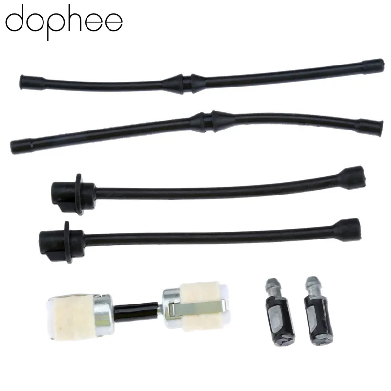Dophee 8 шт. запчасти для инструментов цепная пила топливная труба масляная
