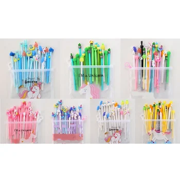 

20Pcs/box Cute Kawaii Cartoon Animal Gel Pen Suit Student Creative Gift Stationery School Office Writing Pens Learning Supplies