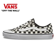 VANS style 36 SF Мужская и женская обувь, оригинальные подлинные парусиновые уличные туфли в черно-белую клетку, новинка, VN0A3MVL01U