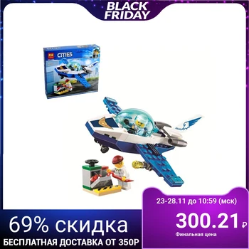 

Construction block "Police plane", 66 parts
