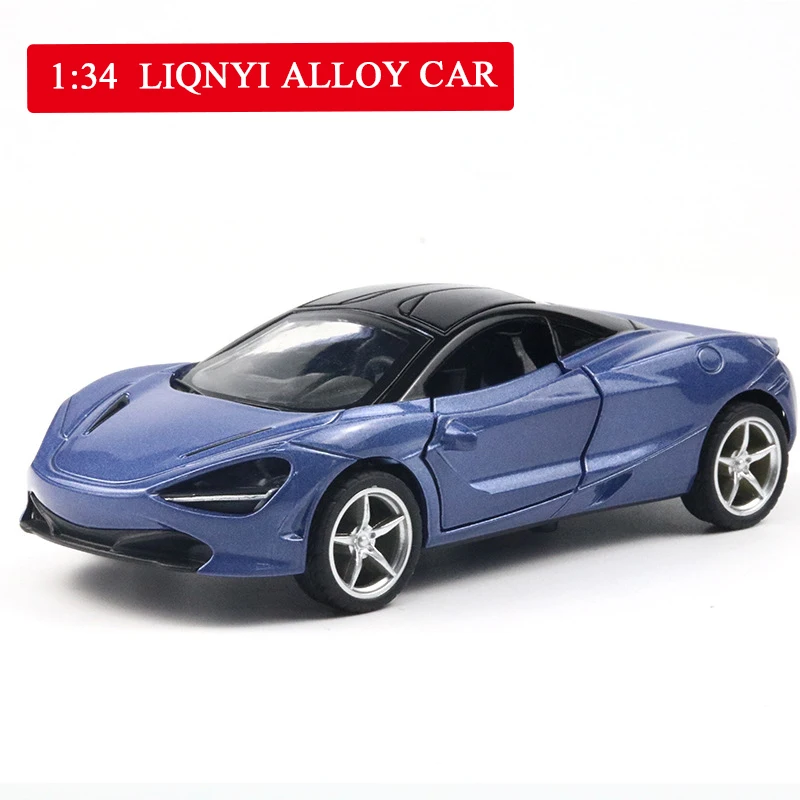 

1/34 Simulated Minicar GTA Children's Open Door Sound Photosynthetic Gold Return Toy Car Children's Best Gift Toys Hot Wheels