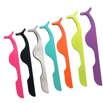 

Wholesale Pack of 7 pieces False Eyelash Aid Eyelash Tweezers Eyelash Clip Magnet False Eyelash Beauty Tool eyelash tweezers