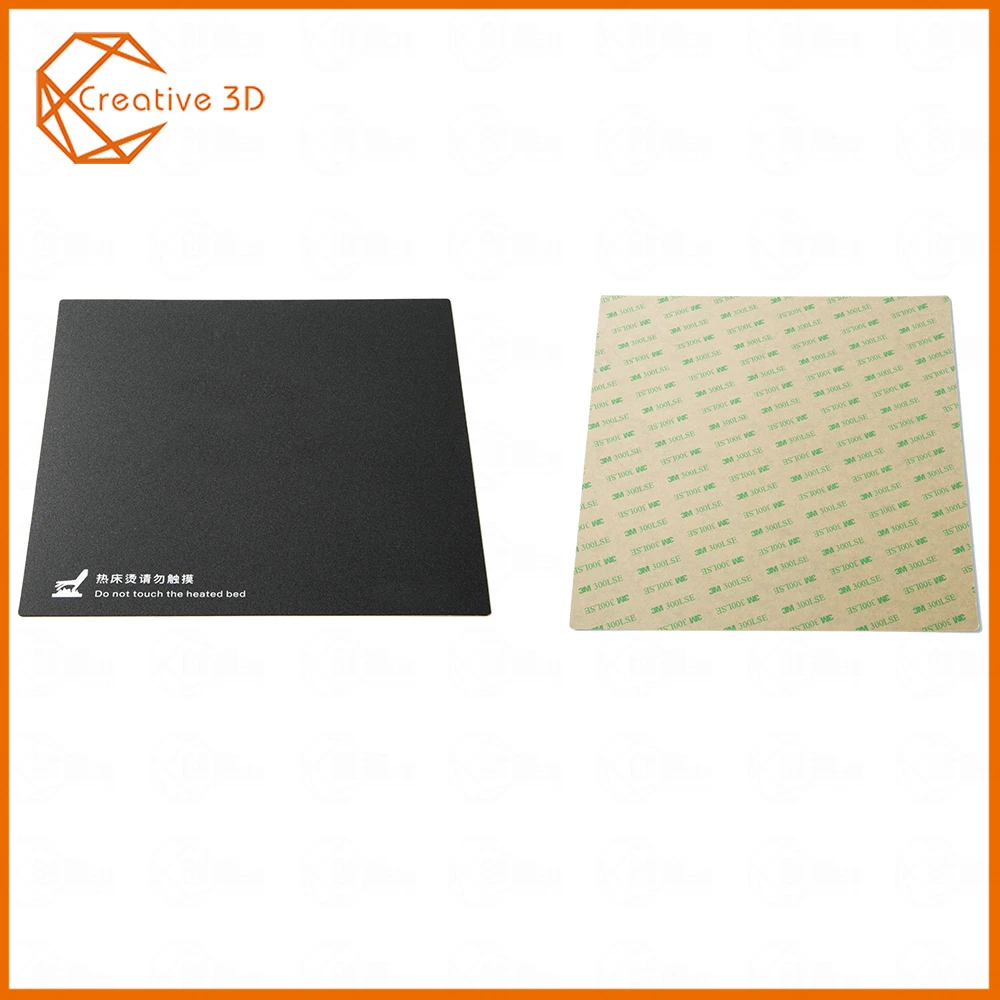 235*235/310x310 мм 3d принтер тепло горячие наклейки для кровати координата печатных горячей поверхности кровати стикер черный для 3D платформа для печати пленки
