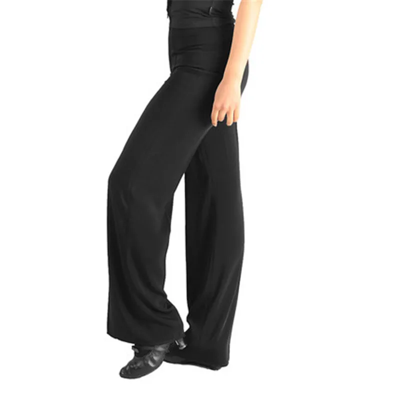 Hot Sale High Quality Spandex Women Ballroom Latin Dance Pants with pockets