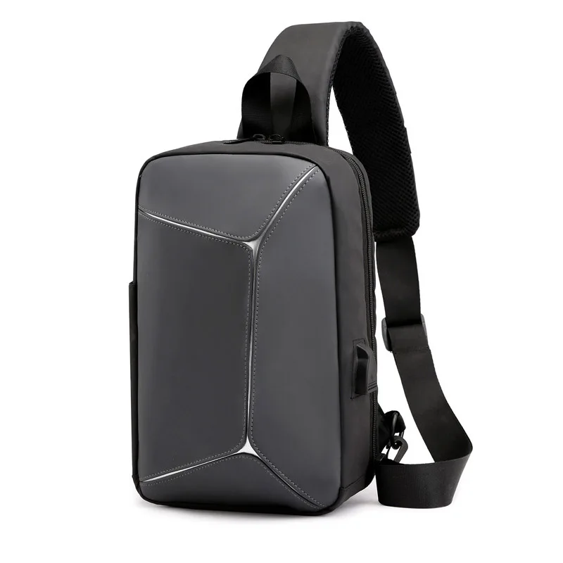 NEW Men Chest Bag Shoulder Crossbody Bag Waterproof Large Capacity for Mobile Phone
