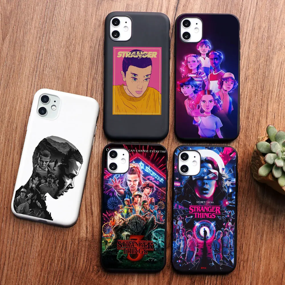 Stranger Things TV Show Poster Phone Case For iphone 13 pro max 12 Pro XR 11 PRO MAX 6s 8 7 Plus SE X XS TPU Silicone Cover | Мобильные