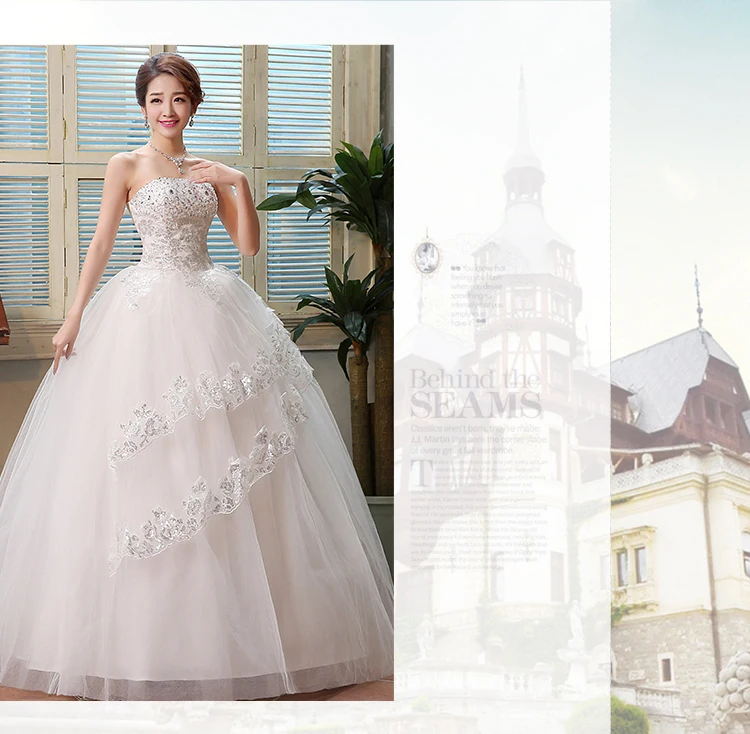 Свадебное платье со шнуровкой; роскошное свадебное платье для невесты; Vestidos De Novia; Бальные платья