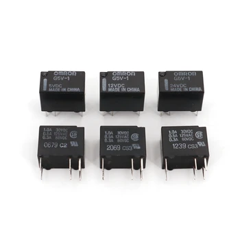 

10PCS Omron G5V-1 DC5V/12V/24V 6Pin SPDT PCB Mount Mini Signal Relay