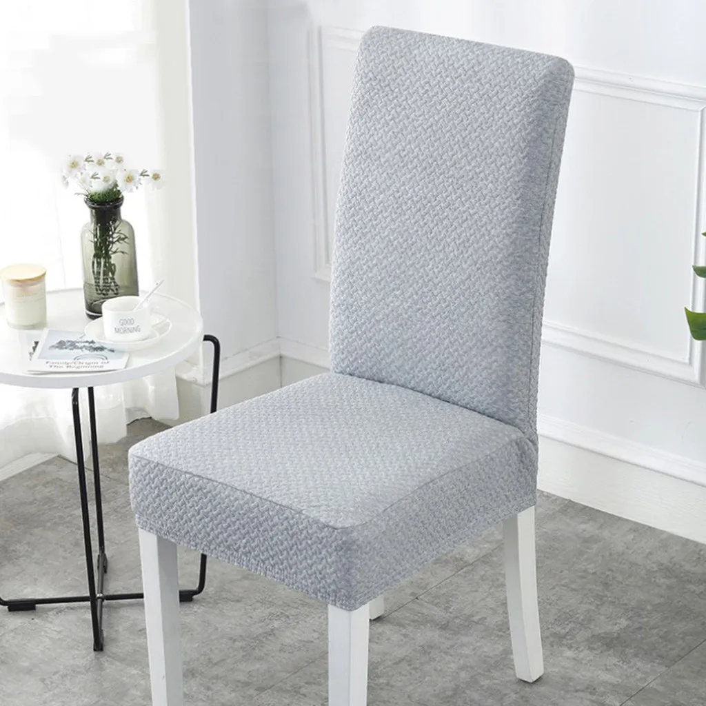 Домашний декор классический вязаный брызгозащищенный эластичный Чехол для стула ручной работы водонепроницаемый декоративный стул с высокой спинкой чехлы для сидений - Цвет: GY3