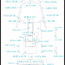 Pavati AL 24 плавающий шаг и коврик для кокпита лодка EVA Тиковый настил 1/" 6 мм