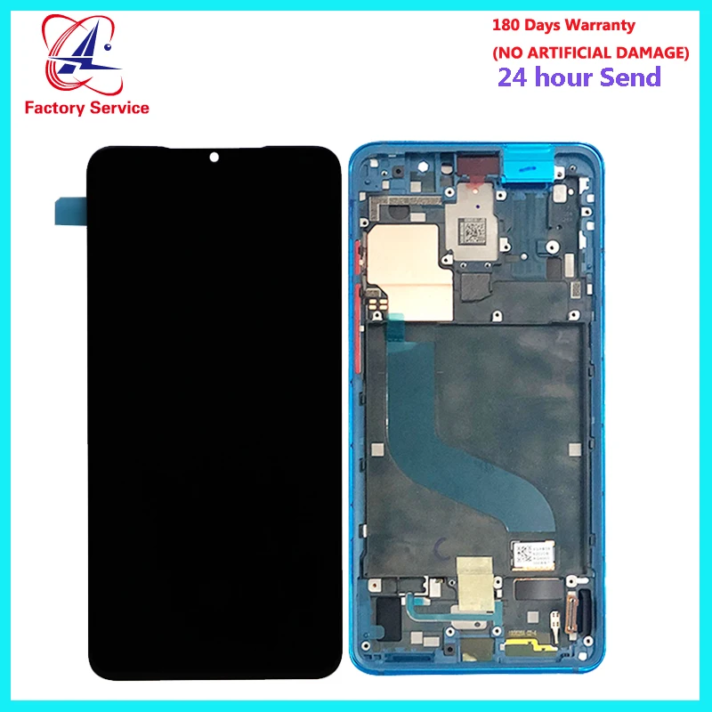 ЖК-дисплей и сенсорный экран с дигитайзером в сборе для Xiaomi Mi 9T Pro сменный рамкой