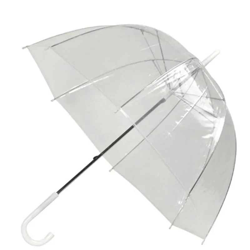 

Wedding Umbrellas Transparent Weeding Decoration Arch Umbrella Princess Women Party Big Mushroom Fashion Accessories Parasol