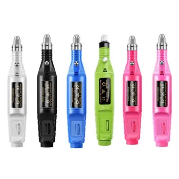 

2020 New Nail Art Tool Electric Grinder Polisher Nail Brush Dotting Painting Pen Set