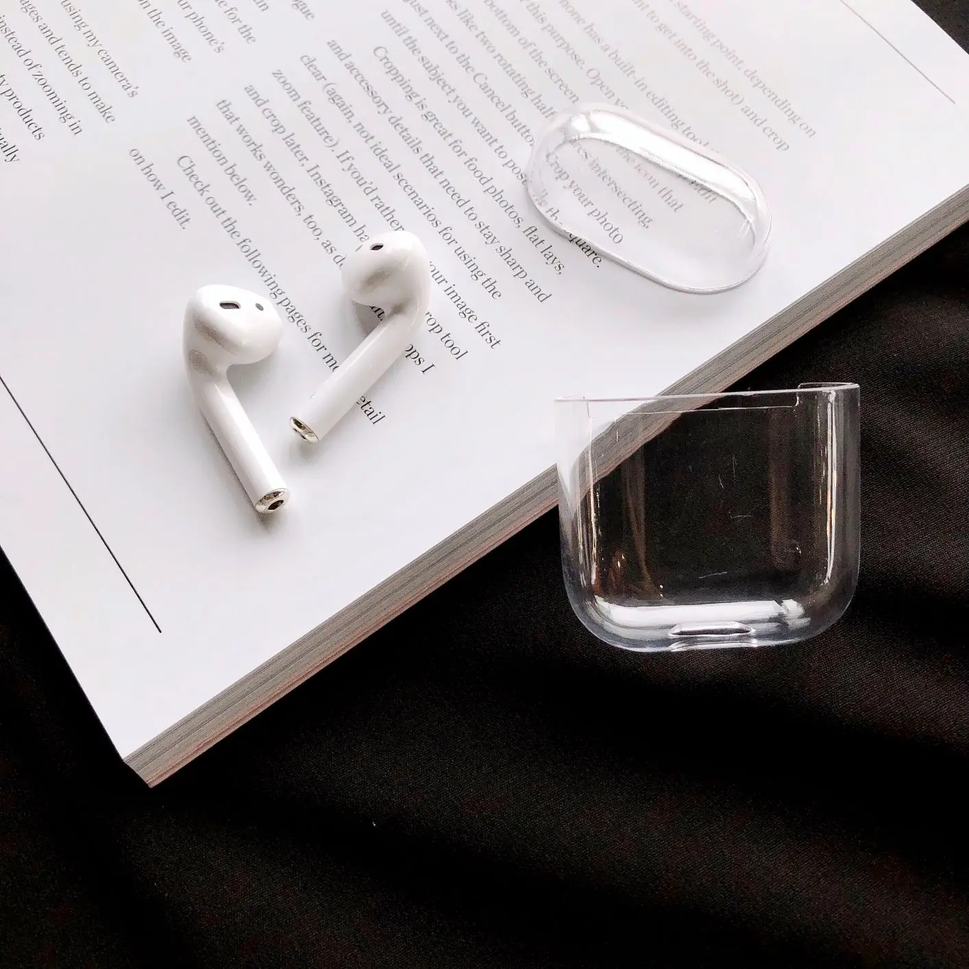 Madevil чехол для Airpods Прозрачные Жесткие чехлы для AirPods Чехлы Защитные Bluetooth беспроводные наушники чехол