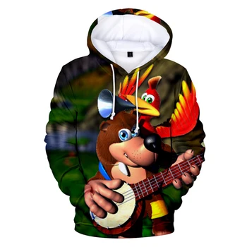 

2020 New 3D Banjo Kazooie Hoodies Men/women Fashion Harajuku Anime Hoodie 3D Print Banjo-kazooie Men's Sweatshirt Coats Top Men