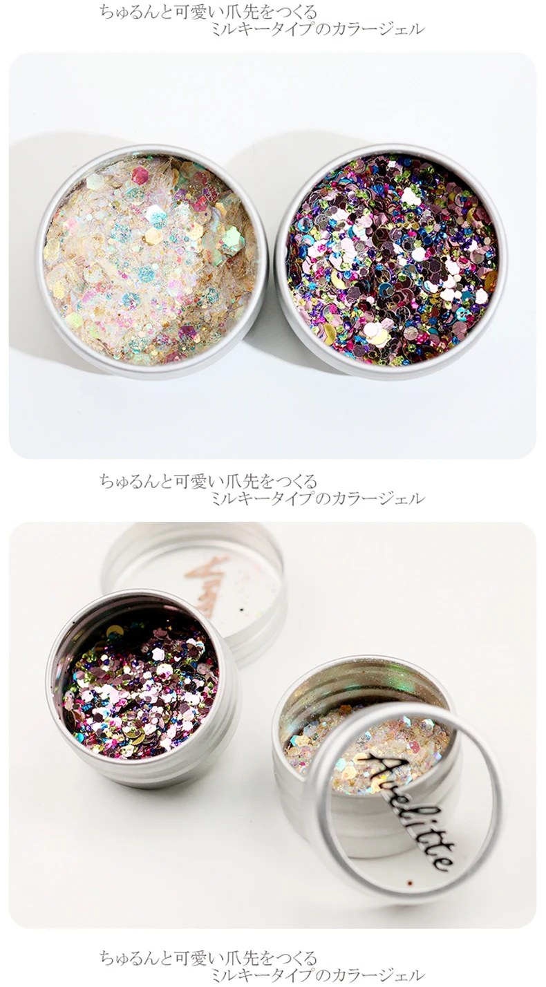Avelitte Nail Sequins Заказные импортные смешанные ювелирные изделия с блестками НОВЫЕ блестки для ногтей