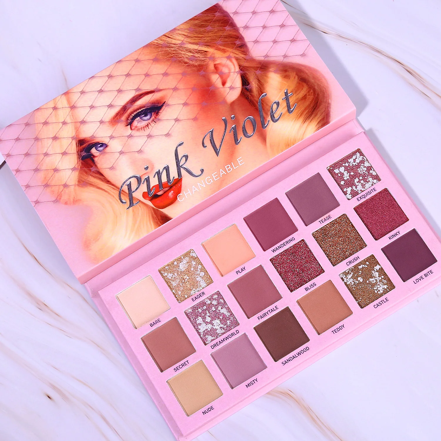 Changeable Nude Eye Shadow Beauty Palette Makeup Kit 18 Colors Matte Shimmer Glitter Eyeshadow Powder Waterproof Pigmented Changeable Nude Eye Shadow Beauty Palette Makeup Kit 18 Colors Matte Shimmer Glitter Eyeshadow Powder Waterproof Pigmented
