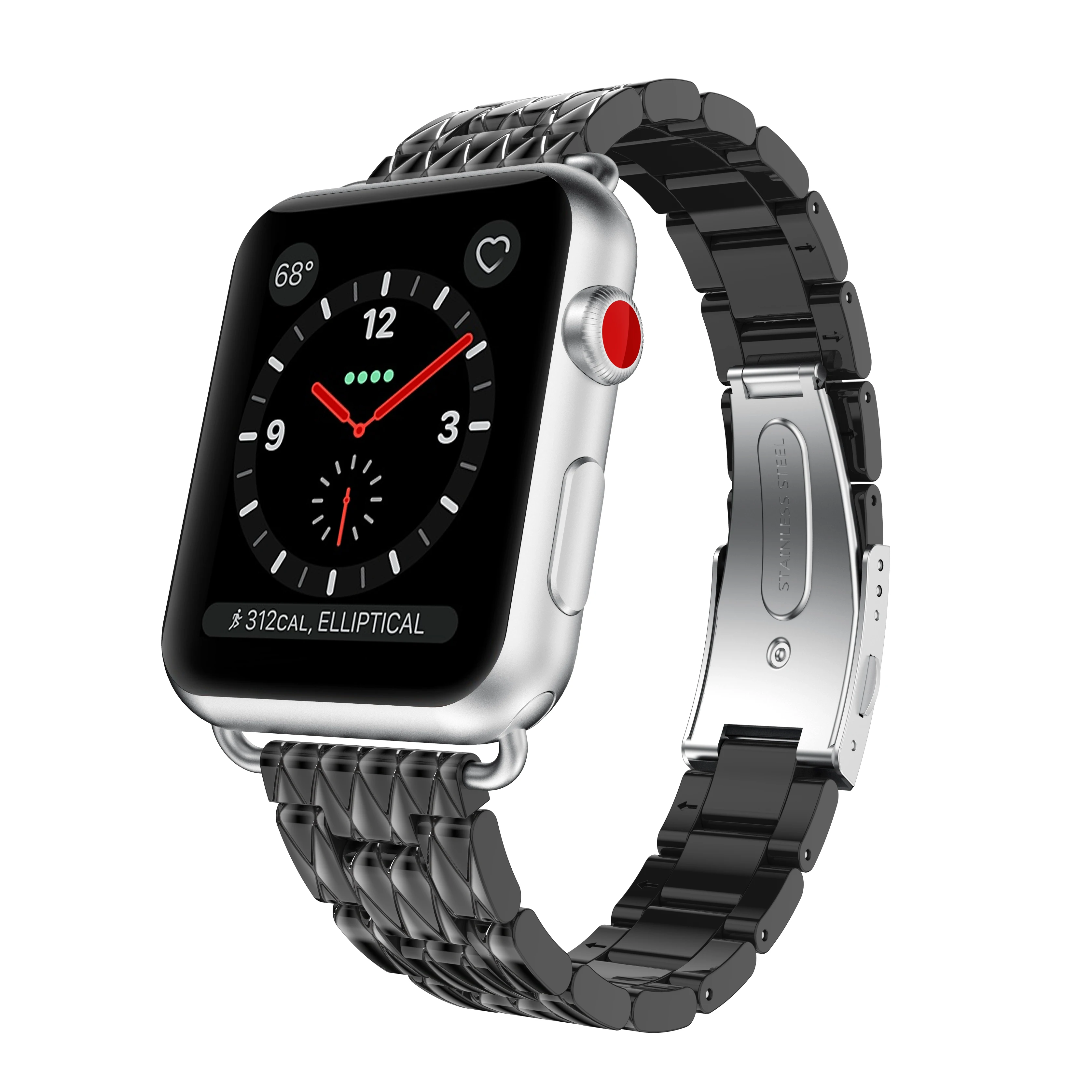 Целлюлоза ацетат сделанный умный Браслет для ручных часов для Apple Watch 4 40 мм 44 мм Замена ссылка браслет для Apple Watch Series 3 2 1